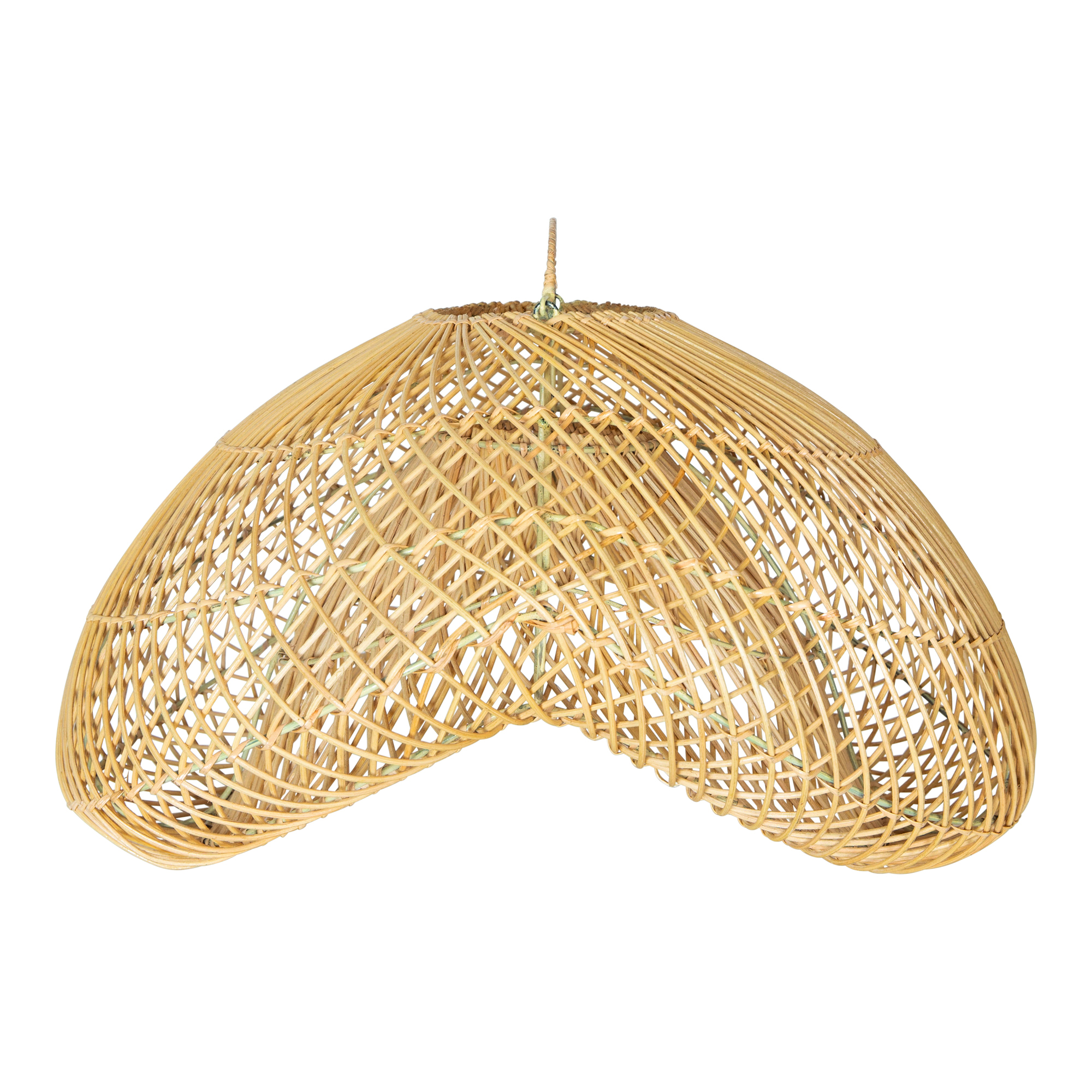 Lampenschirm Boho Organic Rattan Webbing