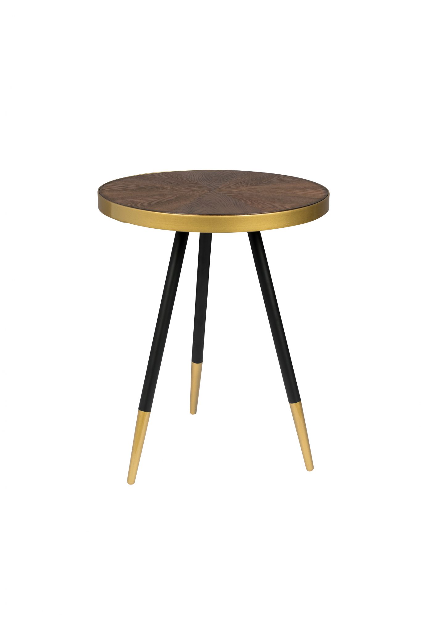 Retro Beistelltisch Denise Side Table Messing Brass Ø 44