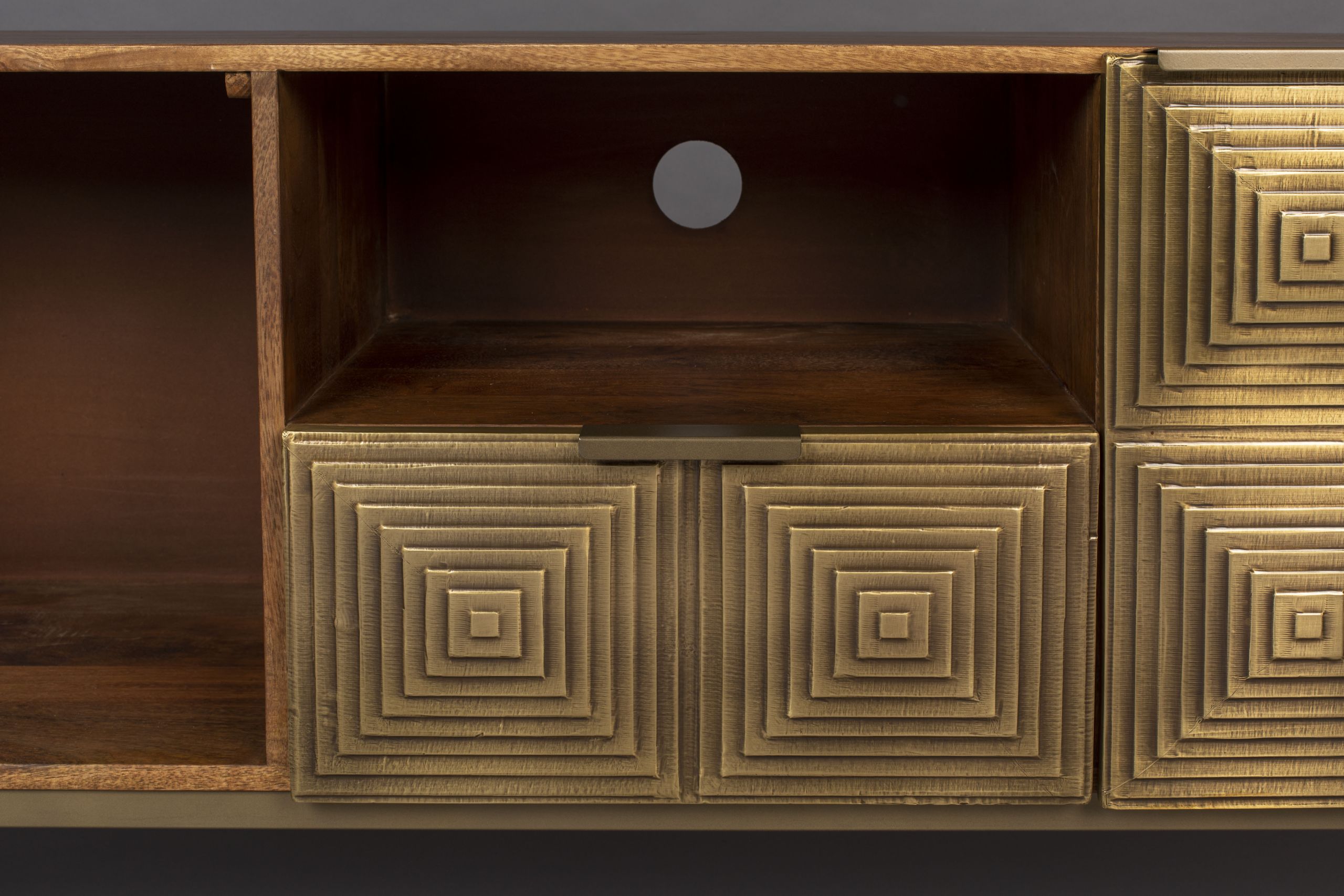 Sideboard TV-Board Volan Gold Art Deco 135 cm