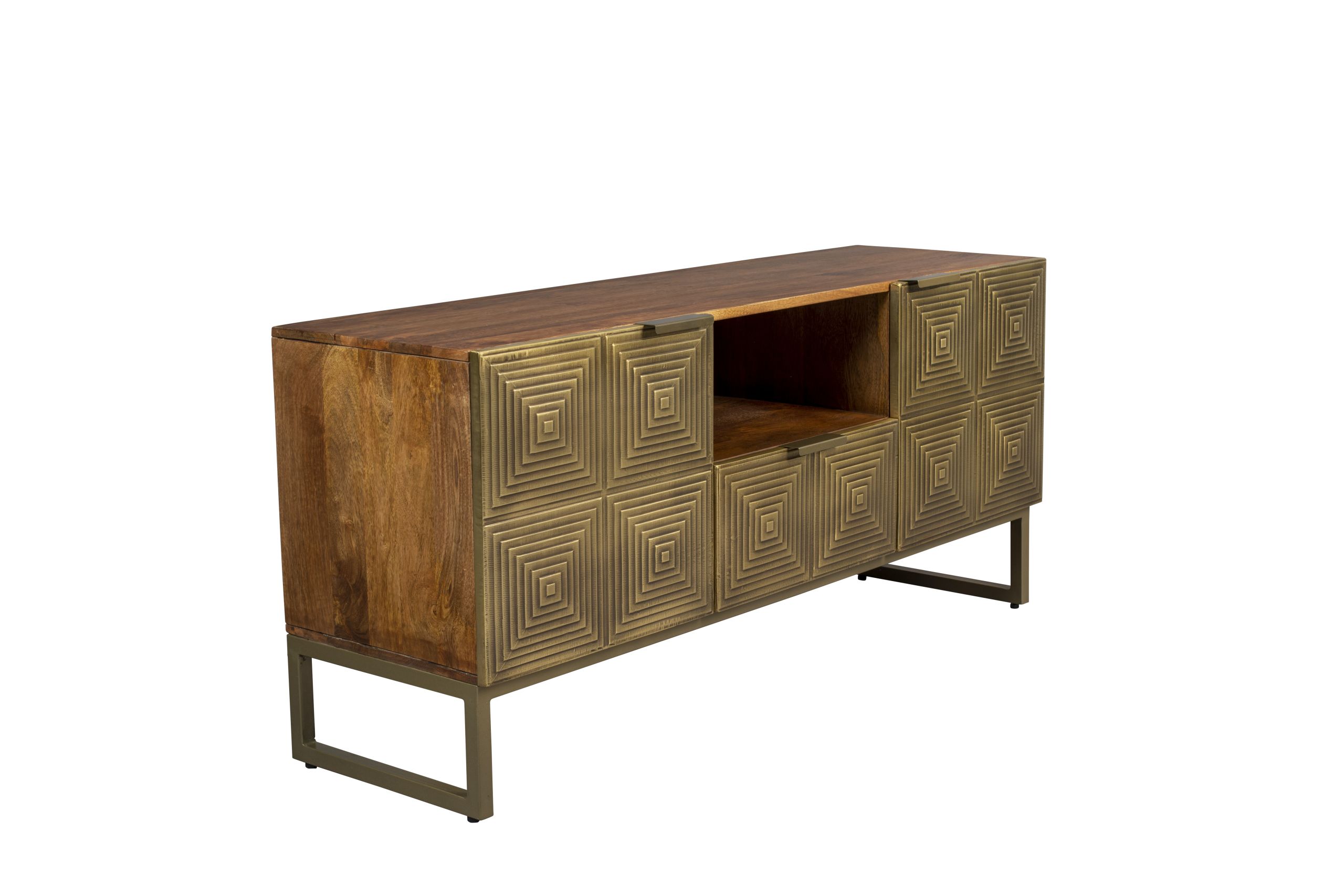 Sideboard TV-Board Volan Gold Art Deco 135 cm