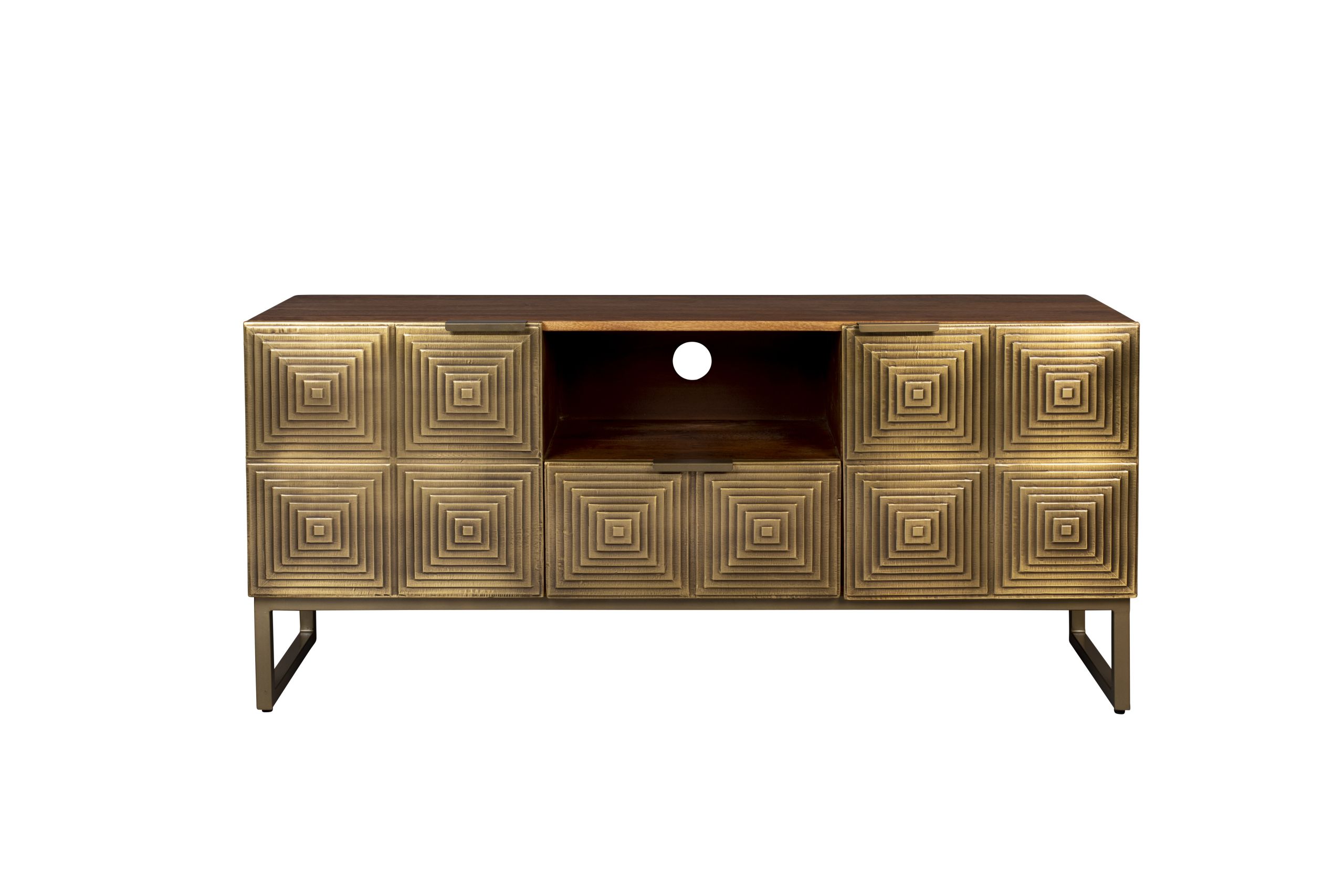 Sideboard TV-Board Volan Gold Art Deco 135 cm