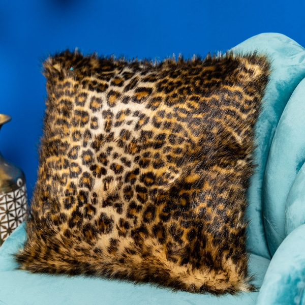 Retro Kissen 80's Leopard 45 x 45 cm