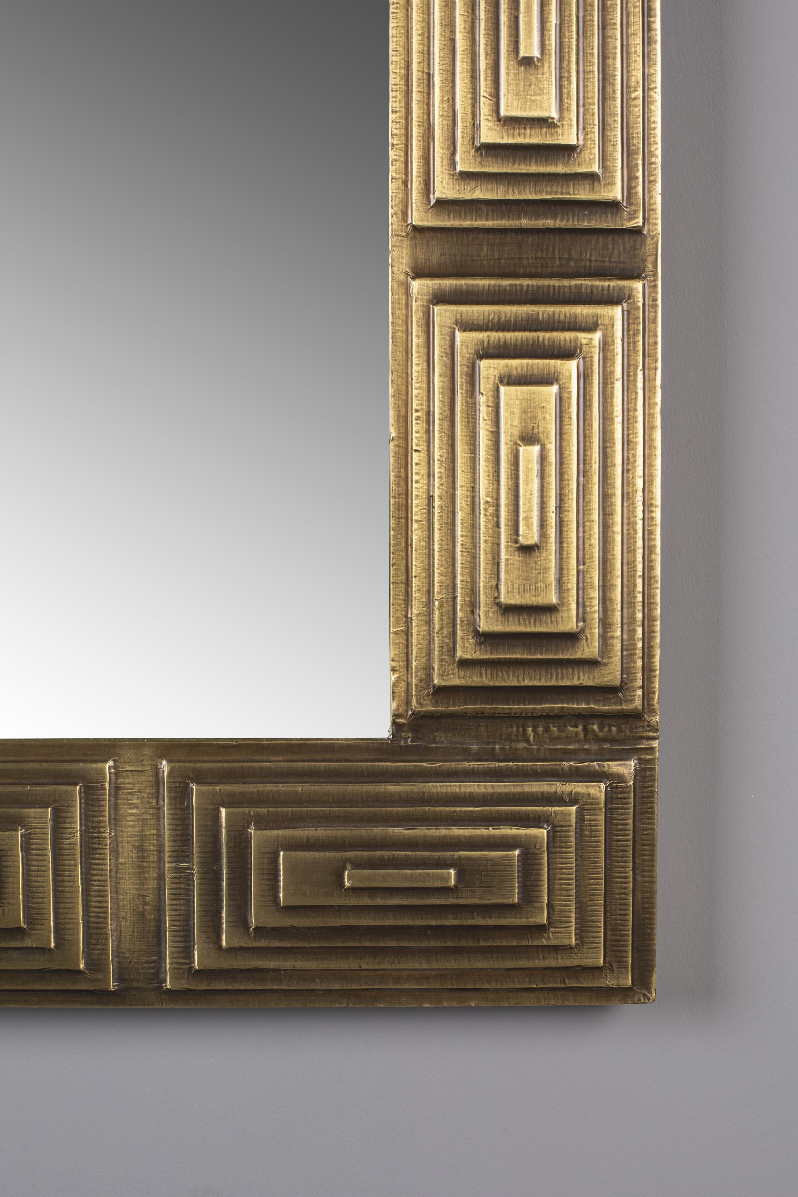 Wandspiegel Gold Volan Art Deco 110/70 