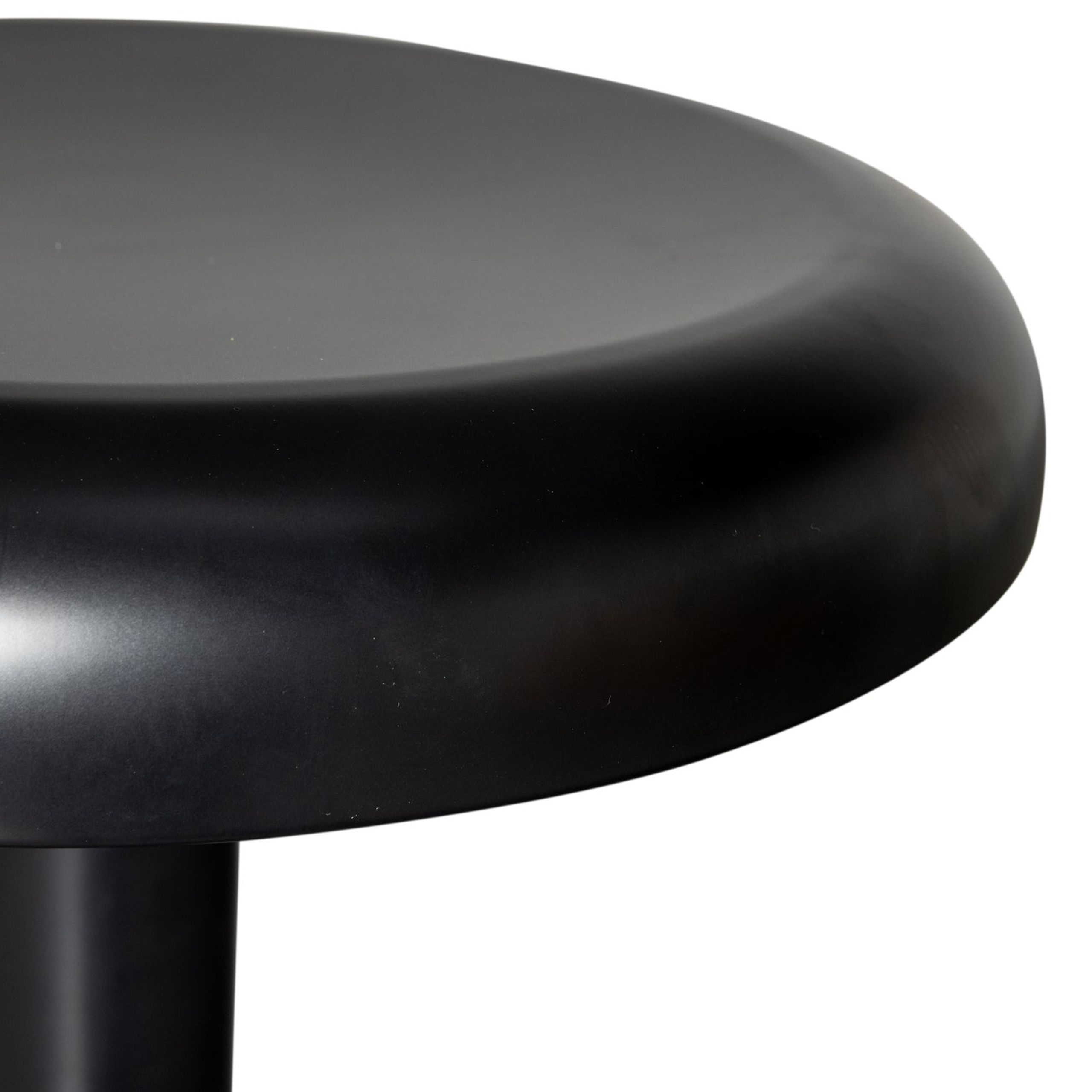 Retro Barhocker Isaac Metall höhenverstellbar Schwarz