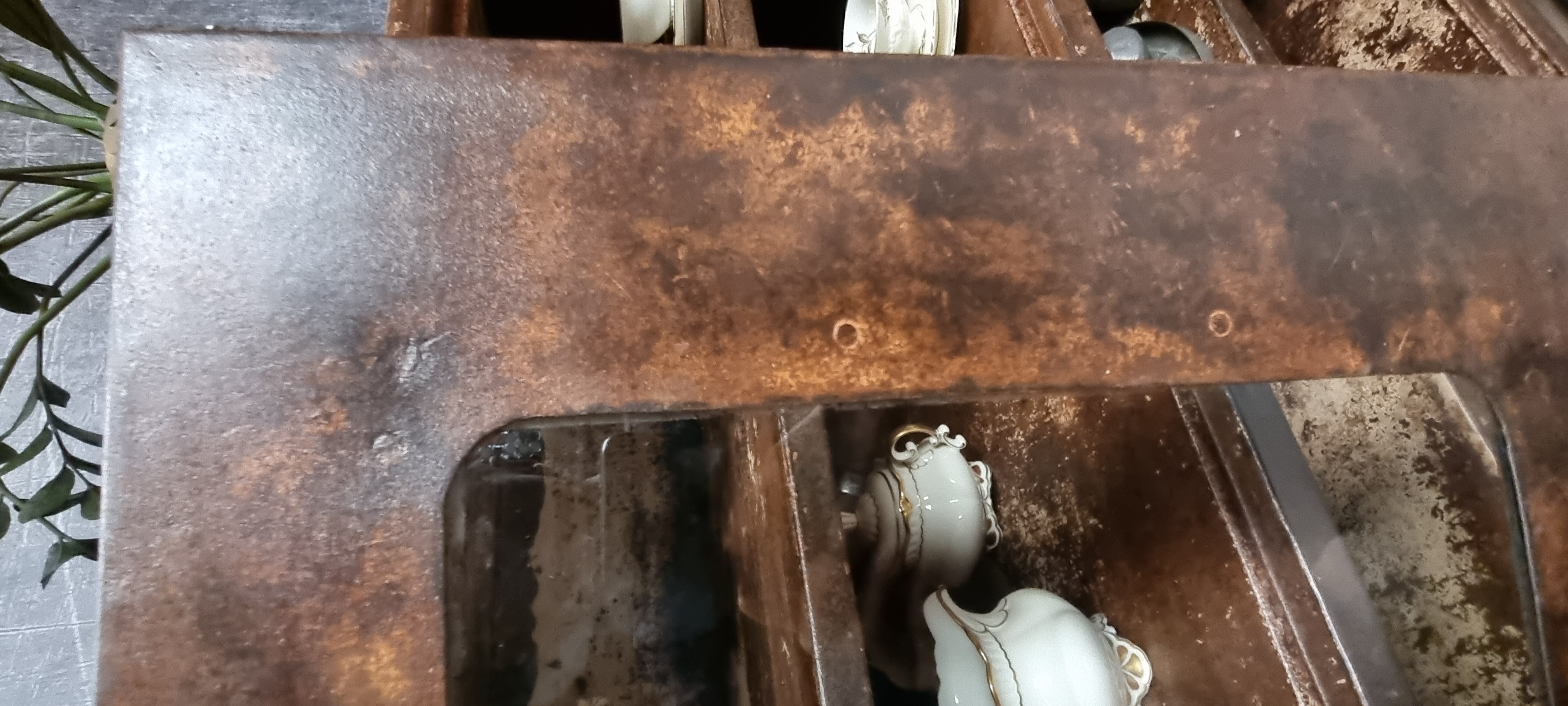 Vintage Sideboard Metallschrank Rusty 4 Türen - Einzelstück