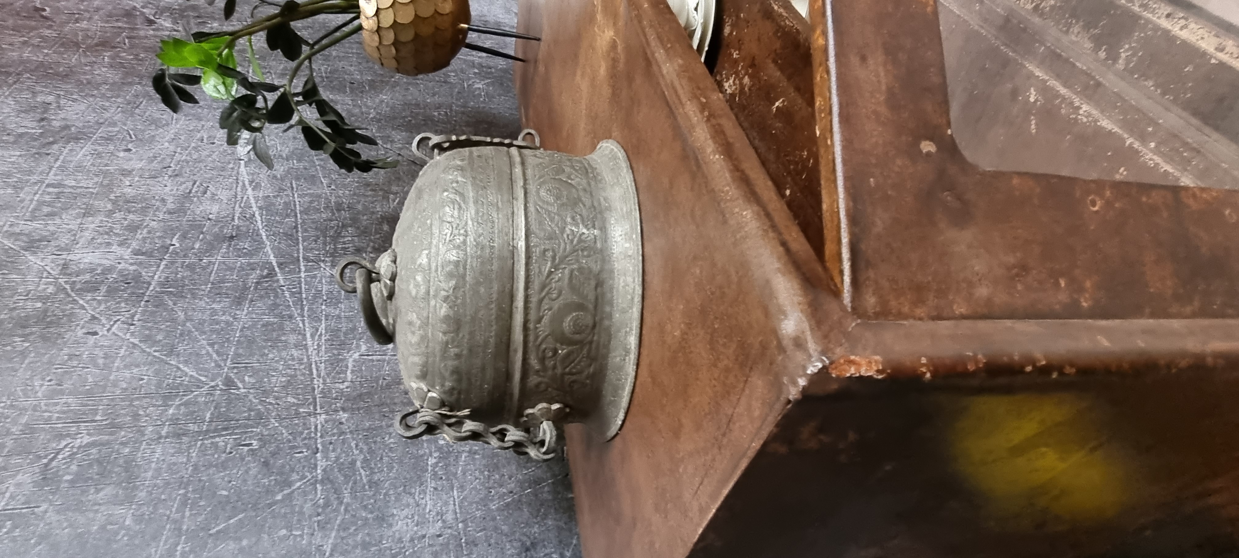 Vintage Sideboard Metallschrank Rusty 4 Türen - Einzelstück