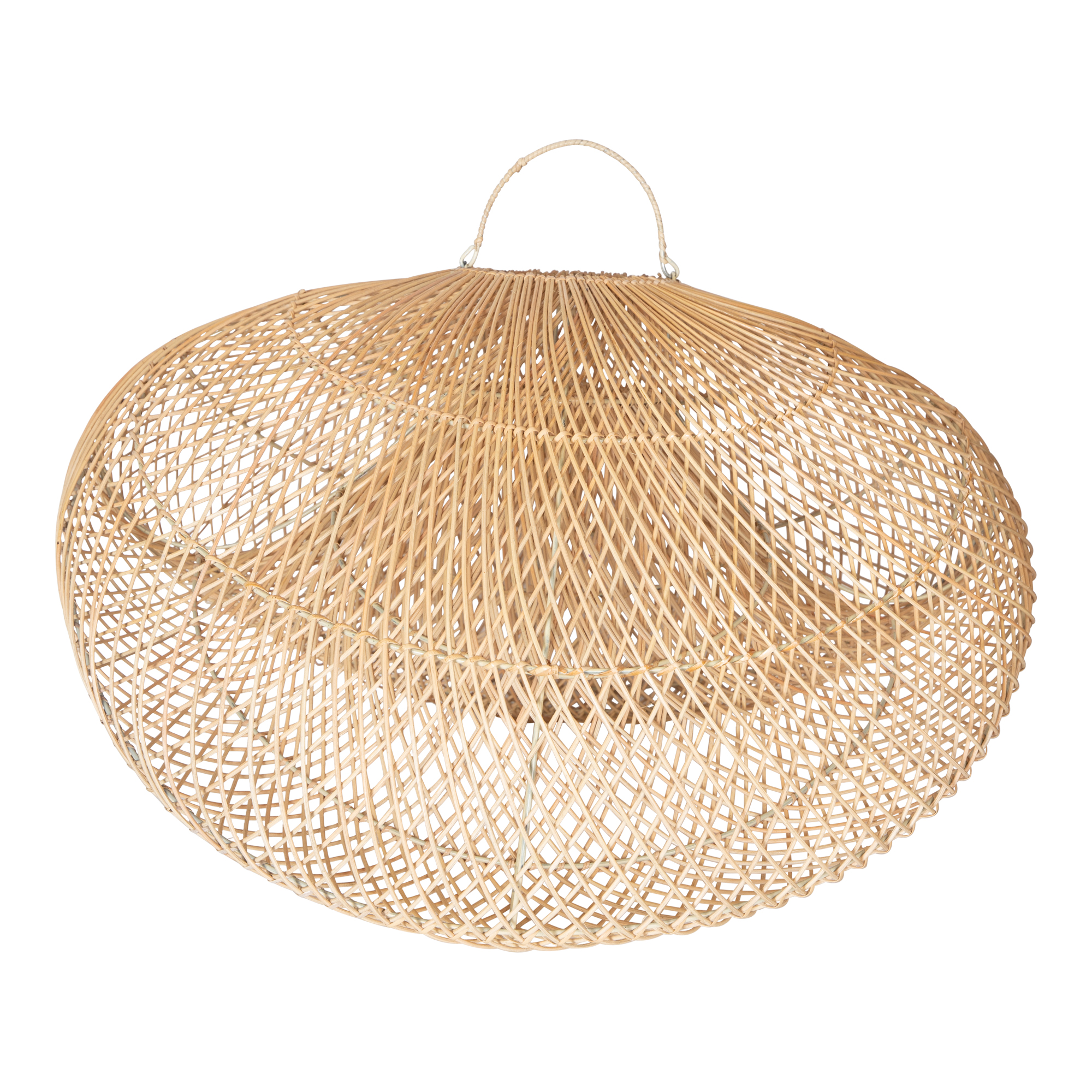 Lampenschirm Boho Organic Rattan Webbing